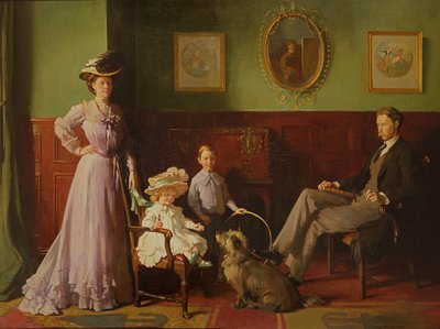 Retrato de grupo de la familia de George Swinton de William Orpen